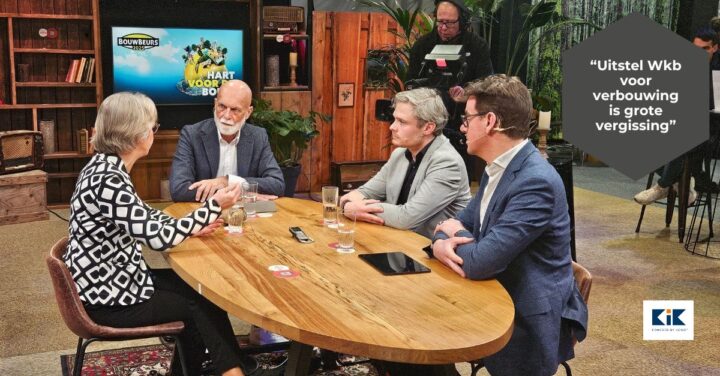 Lars Kiebert in het BouwBeurs NieuwsCafé
